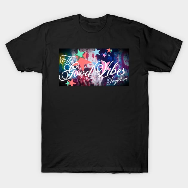 Colorful Starry GV T-Shirt by GoodVibesOutreach